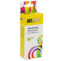Картридж Hi-Black (CLI-471XLY) для Canon MG5740/<wbr>MG6840/<wbr>MG7740, Yellow