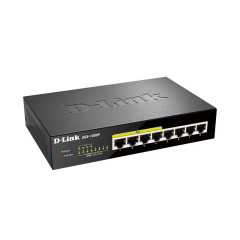 Коммутатор D-Link DGS-1008P/<wbr>E1A 8-порт10/<wbr>100/<wbr>1000 неуправляемый с 4 PoE