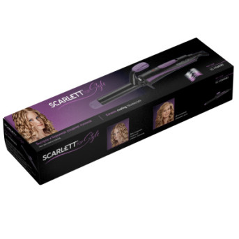 Электрощипцы для завивки Scarlett SC-HS60583, Black-Purple - Metoo (2)