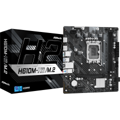Материнская плата ASRock H610M-H2/<wbr>M.2 LGA1700 2xDDR4 4xSATA 1xUM.2 2xHDMI mATX