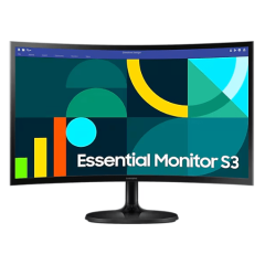 Монитор 24" SAMSUNG LS24D364GAIXCI VA 1920x1080 R1800 100Hz 4мс 250кд/<wbr>м2 1xHDMI 1xD-Sub Черный