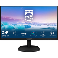 Монитор 23,8" PHILIPS 243V7QJABF (00/01) IPS 4мс 250кдм 1000:1 1xD-Sub 1xHDMI 1xDP 2x2W