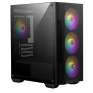 Компьютерный корпус MSI MAG FORGE M100A mATX/Mini-ITX 1x3.5", 2x2.5", 1xUSB 3.2 Gen1, ARGB, MicroATX