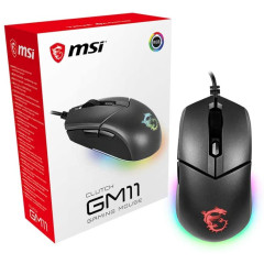 Мышь MSI Clutch GM11 Полноцветная RGB подсветка с 7 световыми эффектами. 5-уровневый сенсор