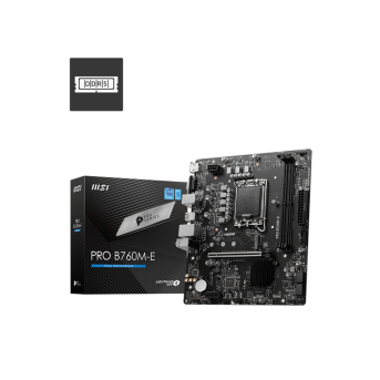 Материнская плата MSI PRO B760M-E LGA1700 2xDDR5 4xSATA3 M.2 VGA HDMI mATX - Metoo (1)