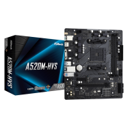 Материнская плата ASRock A520M-HVS AM4 2xDDR4 1xUM.2 4xSATA3 M.2 D-Sub HDMI mATX