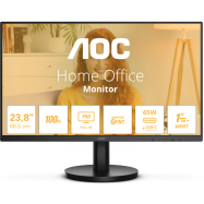 Монитор 23,8" AOC 24B3CA2/01 IPS 1920x1080 100Hz 1мс 250кд/м 1300:1 1xHDMI 1xUSB-C 2x2W Black