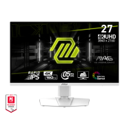 Монитор 27" MSI MAG 274URFW Rapid IPS 3840х2160 160Hz 0.5ms 400cd/m 1000:1 2xHDMI DP 1xType C Белый