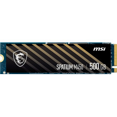 Твердотельный накопитель 500Gb SSD MSI SPATIUM M450 M.2 PCIe NVMe R3600Mb/<wbr>s W2300MB/<wbr>s SPATIUM M450