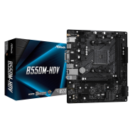 Материнская плата ASRock B550M-HDV AM4 2xDDR4 4xSATA3 1xM.2 D-Sub DVI HDMI mATX