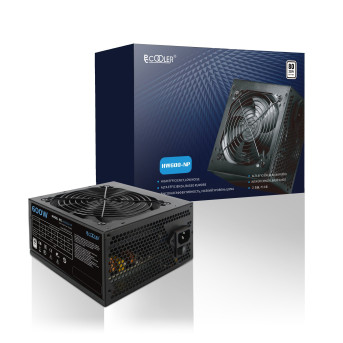 Блок питания PCCooler HW600-NP, 600W, Non Modular, 80+, Fan 120mm, HW600-NP - Metoo (1)