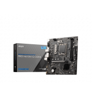 Материнская плата MSI PRO H610M-G DDR4 LGA1700 H610 2xDDR4 4xSATA3 M.2 VGA HDMI DP mATX