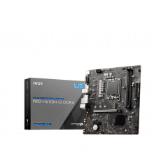Материнская плата MSI PRO H610M-G DDR4 LGA1700 H610 2xDDR4 4xSATA3 M.2 VGA HDMI DP mATX