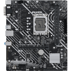 Материнская плата ASUS PRIME H610M-R D4-SI, LGA1700 2xDDR4 4xSATA3 M.2 D-Sub DVI mATX
