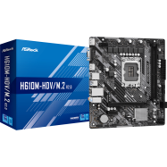 Материнская плата ASRock H610M-HDV/M.2 R2.0 LGA1700 2xDDR4 4xSATA M.2 D-Sub HDMI DP mATX