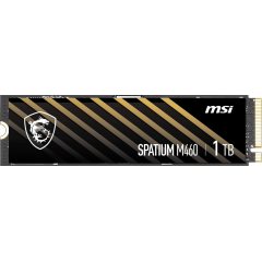 Твердотельный накопитель 1000Gb SSD MSI SPATIUM M460 M.2 NVMe R5000Mb/<wbr>s W4500MB/<wbr>s SPATIUM M460