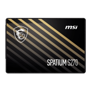 Твердотельный накопитель 480Gb SSD MSI SPATIUM S270 SATA III 2.5" R500Mb/s W450MB/s SPATIUM S270