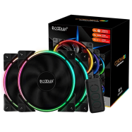 Вентилятор для корпуса PCCooler CORONA 3-IN-1 FRGB KIT 3x120mm 1000-2000 ± 10% RPM Black