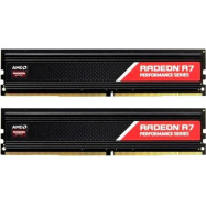 Оперативная память 16GB Kit (2x8GB) DDR4 2400MHz AMD Radeon R7 Performance Series, Black Non-ECC CL16, PC4-24000, 1.2V, R7S416G2400U2K