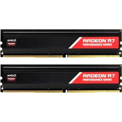 Оперативная память 16GB Kit (2x8GB) DDR4 2400MHz AMD Radeon R7 Performance Series, Black Non-ECC CL16, PC4-24000, 1.2V, R7S416G2400U2K