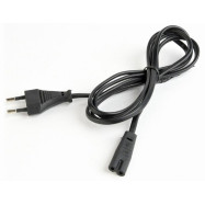 Кабель питания аудио/видео Cablexpert PC-184-VDE-1M, 1м, CEE 7/16 - C7, VDE, 2-pin, 2х0,75, черный,