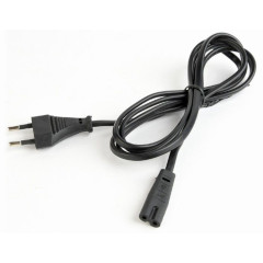 Кабель питания аудио/<wbr>видео Cablexpert PC-184-VDE-1M, 1м, CEE 7/<wbr>16 - C7, VDE, 2-pin, 2х0,75, черный,