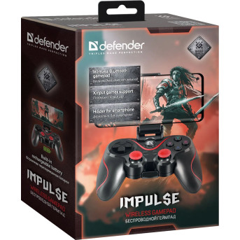Геймпад Defender Impulse, 12 кнопок, 4-поз джойстик, 2 D-Pad, Bluetooth, Li-ion, USB - Metoo (25)