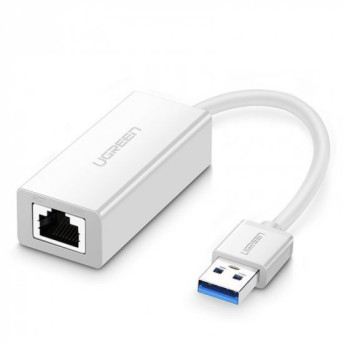 Адаптер UGREEN CR111 20255 USB 3.0 A To Gigabit Ethernet Adapter white ABS - Metoo (2)