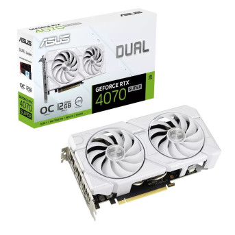 Видеокарта ASUS Dual GeForce RTX 4070 SUPER EVO White OC Edition 12GB (DUAL-RTX4070S-O12G-EVO-WHITE) - Metoo (38)