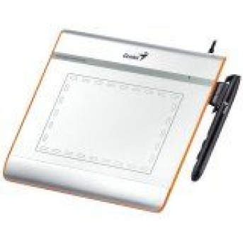 Графический планшет Genius EasyPen i405X (USB, размер рабочей области 140х102 мм, разрешение 2560 lpi, беспроводное перо в комплекте, чувствительность к нажатию 1024 уровня, скорость: 100DPS, 28 горячих клавиш) - Metoo (2)