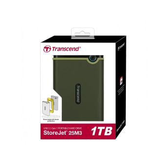 Внешний жесткий диск 2,5 1TB Transcend TS1TSJ25M3G - Metoo (2)