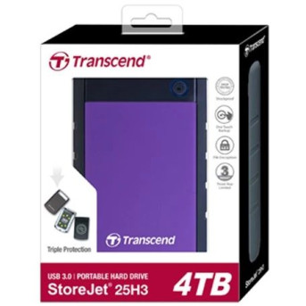 Внешний жесткий диск 2.5 4TB Transcend TS4TSJ25H3P - Metoo (2)