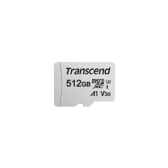 Карта памяти MicroSD 512GB Class 10 U3 A1 Transcend TS512GUSD300S-A - Metoo (2)
