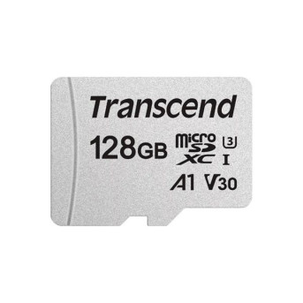 Карта памяти MicroSD 128GB Class 10 U3 Transcend TS128GUSD300S-A - Metoo (2)