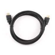 Кабель HDMI Cablexpert CC-HDMI4-6, 1.8м, v2.0, 19M/19M, черный, позол.разъемы, экран, пакет