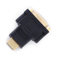 Переходник HDMI -DVI Cablexpert A-HDMI-DVI-3, 19M/25F, золотые разъемы, пакет, черный