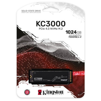Твердотельный накопитель SSD 1024GB Kingston SKC3000S/<wbr>1024G PCIe 4.0 NVMe M2 - Metoo (7)