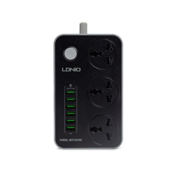 Сетевой фильтр LDNIO Universal SC3604 3 розетки 6*USB 5V/<wbr>3.4A Портов 2м - Metoo (5)