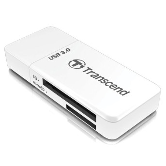 Картридер Transcend TS-RDF5W, USB3.0 SD/<wbr>microSD белый - Metoo (2)