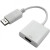 Переходник DisplayPort -> HDMI Cablexpert A-DPM-HDMIF-002-W, 20M/<wbr>19F, белый, пакет - Metoo (1)