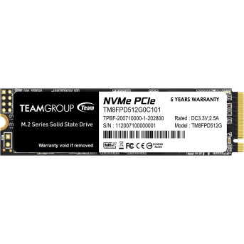 Твердотельный накопитель  512GB SSD TeamGroup MP33 PRO M.2 NVMe R2100Mb/<wbr>s W1700MB/<wbr>s TM8FPD512G0C101 - Metoo (2)
