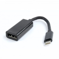 Переходник USB Cablexpert A-CM-DPF-01, USB Type-C/<wbr>DisplayPort, 15см, пакет