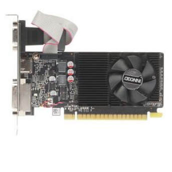 Видеокарта Inno3D GeForce GT 730 4GB SDDR3 LP (N73P-BSDV-M5BX) [4 ГБ, GDDR3, 64 бит, 902 МГц, VGA, DVI, HDMI] - Metoo (2)