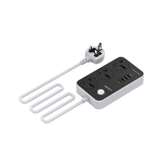 Сетевой фильтр LDNIO Universal SC3412 3 розетки 1*USB-C 12V-1.67A 3*USB 5V/<wbr>3.4A Портов 2м - Metoo (11)