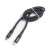 Интерфейсный кабель Awei Type-C to Type-C CL-117T 100W 5A 1m Чёрный - Metoo (5)