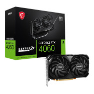 Видеокарта MSI GeForce RTX 4060 VENTUS 2X BLACK 8G OC, 8G GDDR6 128-bit HDMI