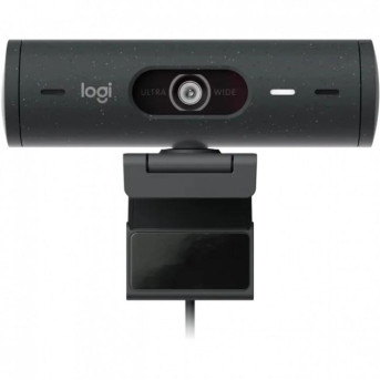 Веб-камера Logitech Brio 500 Graphite (960-001422) - Metoo (2)