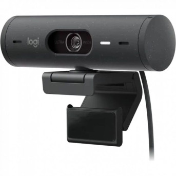Веб-камера Logitech Brio 500 Graphite (960-001422) - Metoo (3)