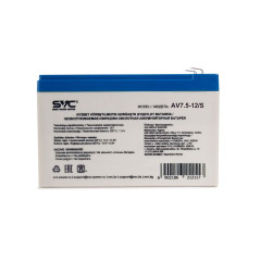 Аккумуляторная батарея SVC AV-7.5-12/<wbr>S 12В 7.5 Ач