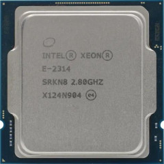 Процессор Intel Server 4-Core Xeon E-2314 (2.80 GHz, 8M Cache, LGA1200) tray